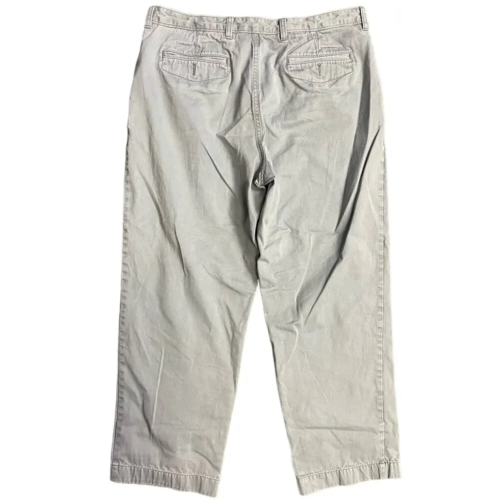 L.L. Bean Men's natural fit tan khaki pants 36x29